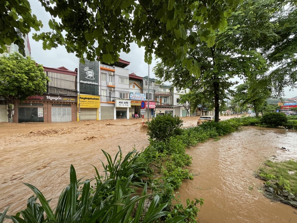 Ngập nặng tại TP Sơn La