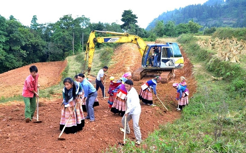 Tính đến 31/5/2024 tỷ lệ giải ngân Chương trình MTQG 1719 ở Điện Biên mới chỉ đạt trên 16%. Ảnh minh họa