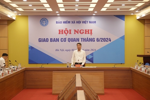 Tổng Giám đốc BHXH Việt Nam Nguyễn Thế Mạnh chủ trì Hội nghị