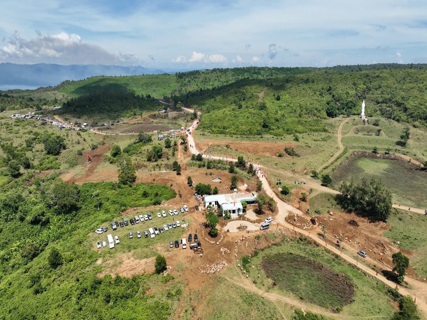 La vuông đẹp như tranh vẽ.