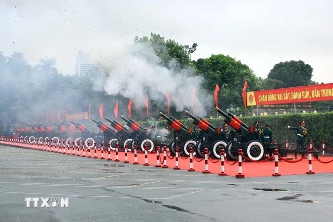  Tổng Bí thư, Chủ tịch nước Tô Lâm chủ trì Lễ đón Tổng Bí thư, Chủ tịch nước Lào 1