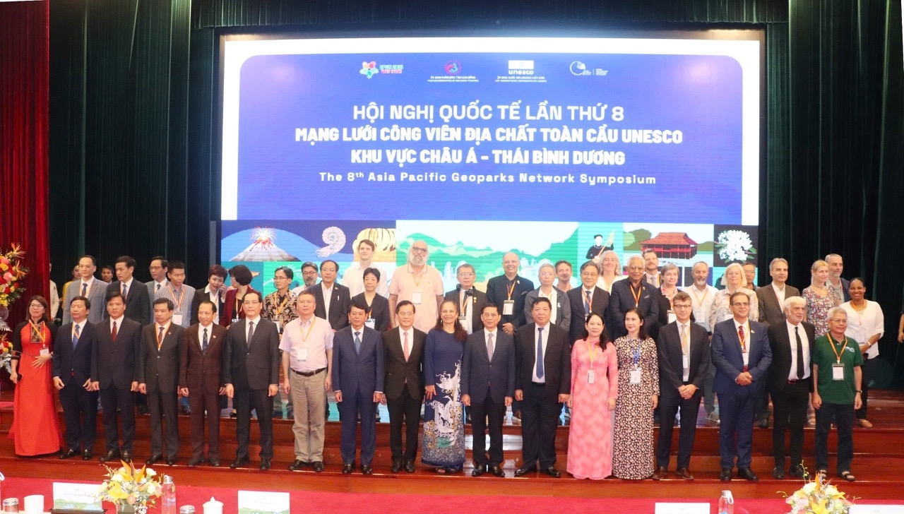 Hội nghị lần thứ 8 mạng lưới Công viên địa chất toàn cầu UNESCO khu vực Châu Á - Thái Bình Dương (APGN-8) chính thức khai mạc sáng 12/9