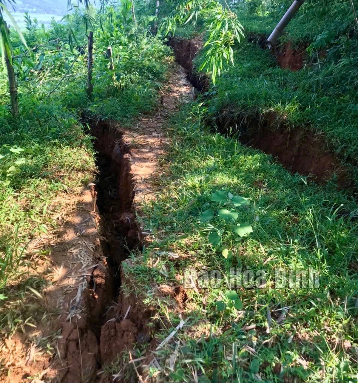 Thời sự Di dời khẩn cấp 50 hộ dân xóm Rài, xã Tuân Đạo (Lạc Sơn, Hoà Bình) ra khỏi vùng nguy cơ cao sạt lở