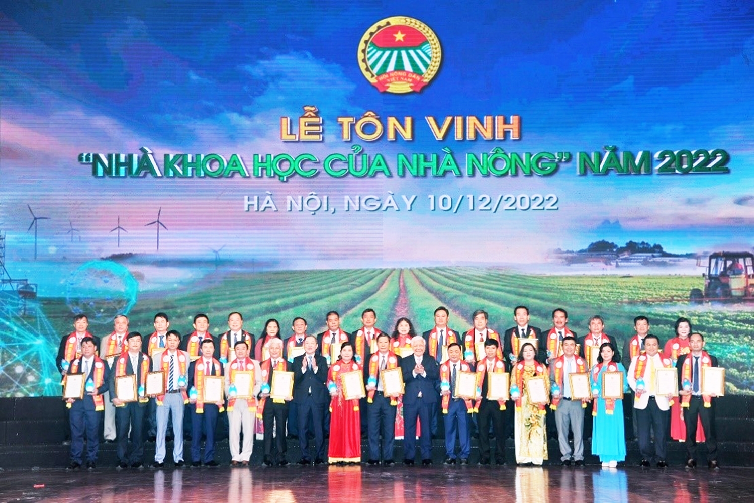 Lễ tôn vinh “Nhà khoa học của nhà nông” năm 2022 (Ảnh tư liệu)