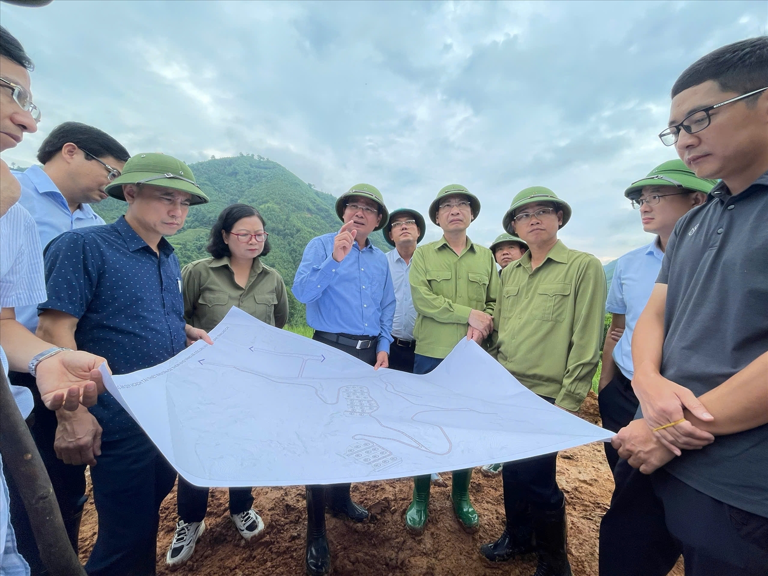 Khu tái định cư thôn Kho Vàng rộng 2,5ha, bảo đảm đầy đủ các nhu cầu sinh hoạt hằng ngày của người dân theo quy chuẩn nông thôn mới