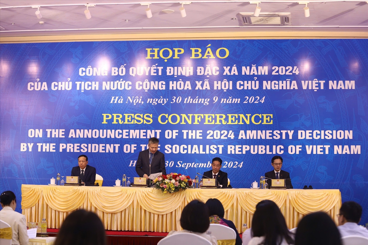 Quang cảnh buổi họp báo