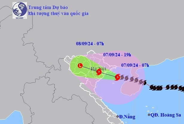 Thời sự Áp thấp nhiệt đới suy yếu từ bão số 3 (YAGI): Cảnh báo mưa lớn, lũ quét, sạt lở đất