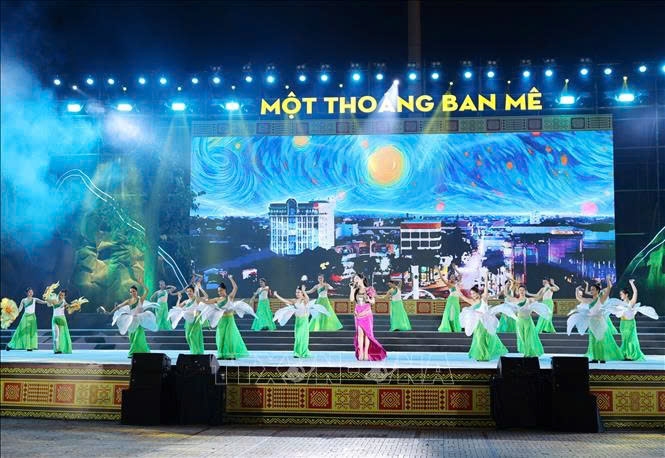 Chương trình nghệ thuật “Một thoáng Ban Mê” chào Năm mới 2025. Ảnh:TL