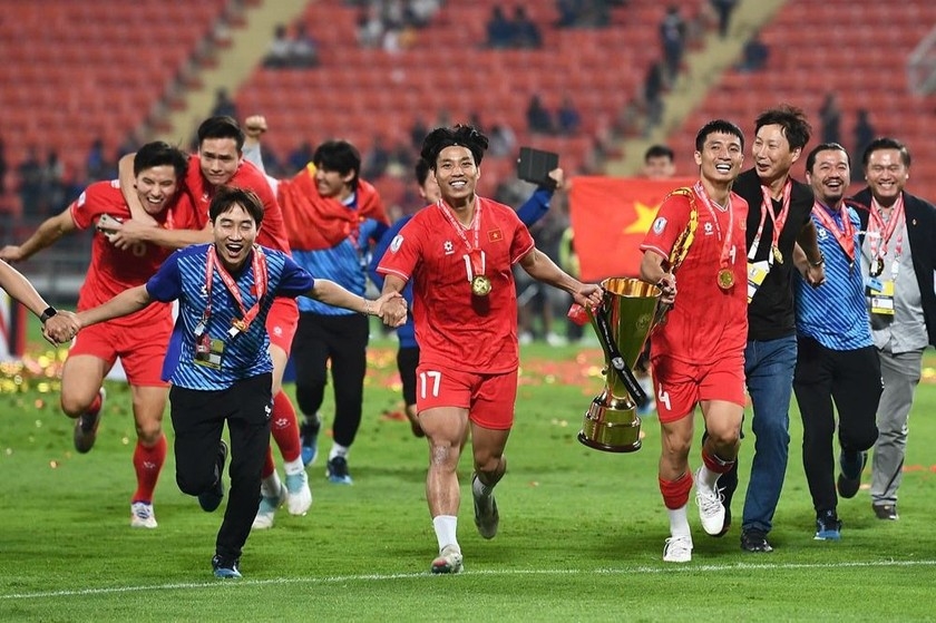 Đội tuyển Việt Nam giành chức vô địch ASEAN Cup 2024 (Ảnh IT)