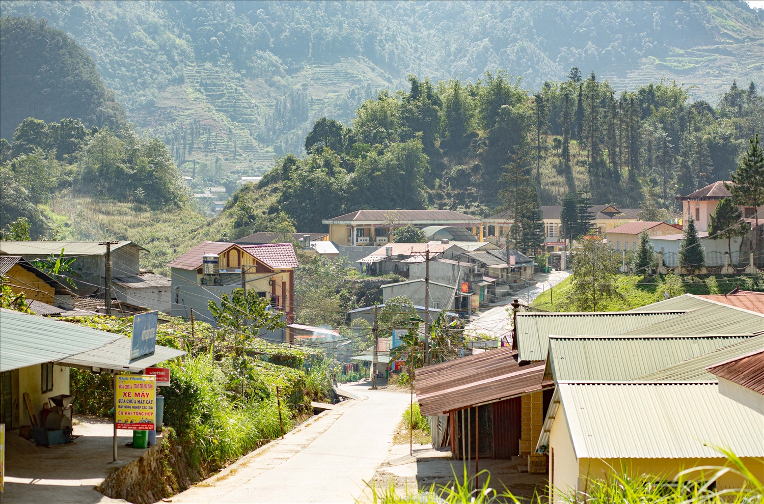 Diện mạo nông thôn huyện Quản Bạ, tỉnh Hà Giang