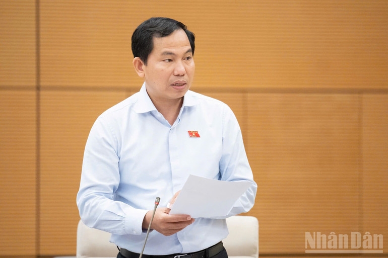 Phó Chủ nhiệm Thường trực Văn phòng Quốc hội Lê Quang Mạnh. (Ảnh: DUY LINH)