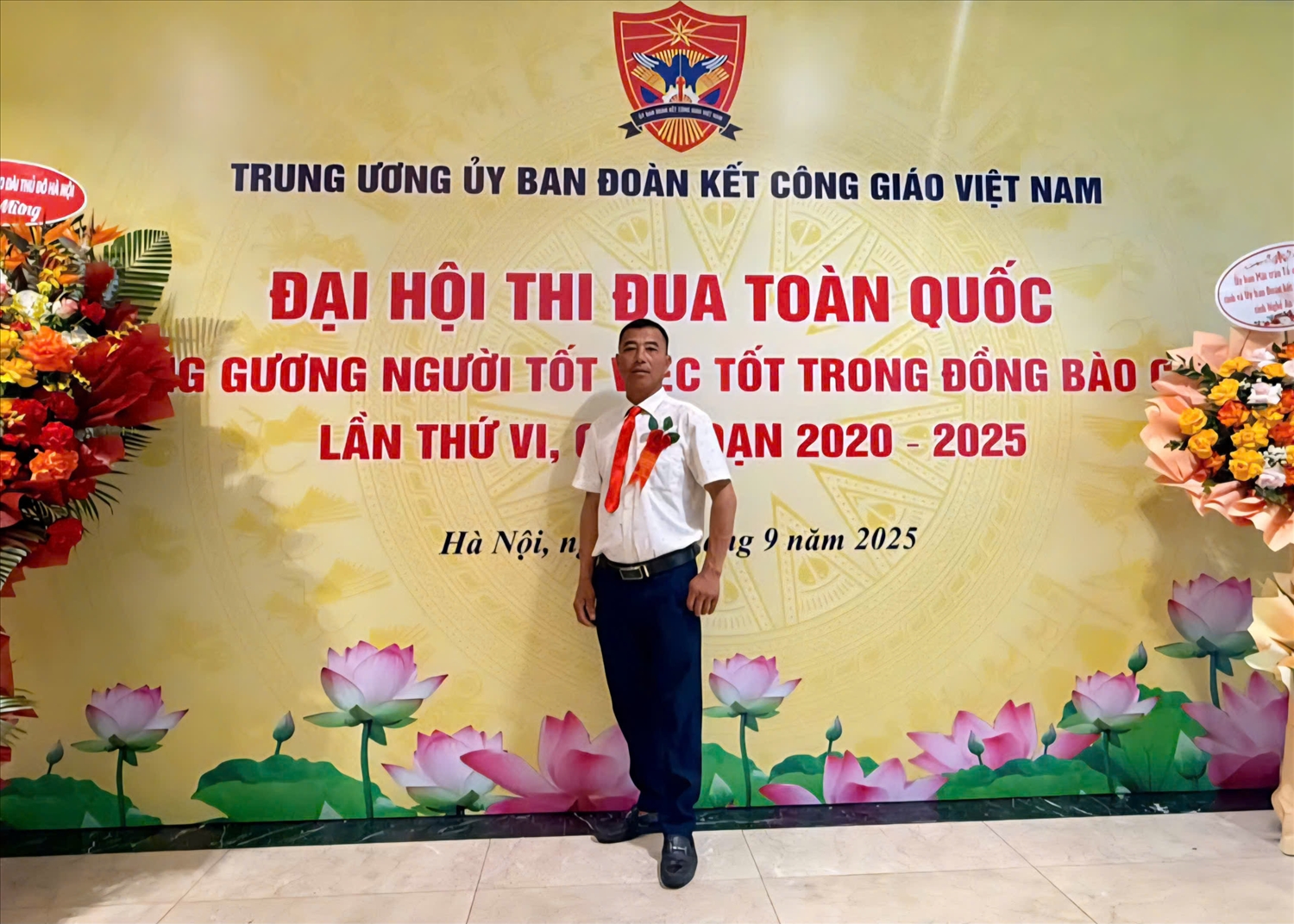 Anh Nguyễn Văn Kiên là một trong những gương sáng của giáo dân xứ Đông Khê, phường An Sinh, tỉnh Quảng Ninh. Ảnh: Mỹ Dung