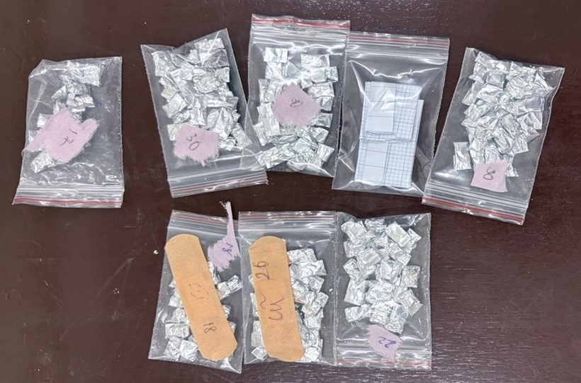 Vật chứng thu giữ trong vụ việc.