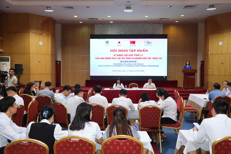 Tập huấn công tác trợ giúp pháp lý tại Thanh Hóa Ảnh: CTV Tập huấn công tác trợ giúp pháp lý tại Thanh Hóa Ảnh: CTV