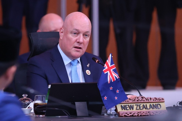 Thủ tướng New Zealand Christopher Luxon phát biểu tại Hội nghị - Ảnh: VGP/Nhật Bắc Thủ tướng New Zealand Christopher Luxon phát biểu tại Hội nghị - Ảnh: VGP/Nhật Bắc