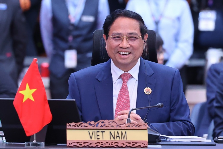 Thủ tướng đề xuất ba trọng tâm hợp tác chính cụ thể hóa khuôn khổ hợp tác mới ASEAN-New Zealand - Ảnh: VGP/Nhật Bắc Thủ tướng đề xuất ba trọng tâm hợp tác chính cụ thể hóa khuôn khổ hợp tác mới ASEAN-New Zealand - Ảnh: VGP/Nhật Bắc