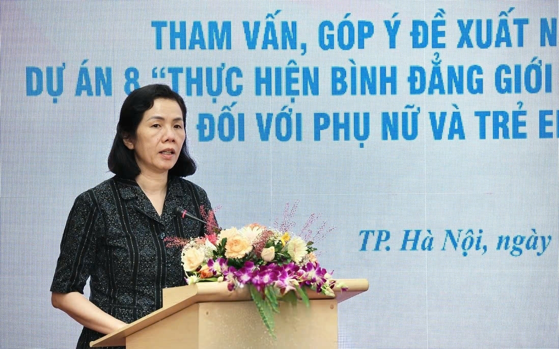 Hội LHPN Việt Nam đề xuất các mục tiêu bình đẳng giới nhằm nâng cao nhận thức, thay đổi định kiến giới, chăm lo đời sống vật chất, tinh thần, bảo vệ và chăm sóc phụ nữ, trẻ em
