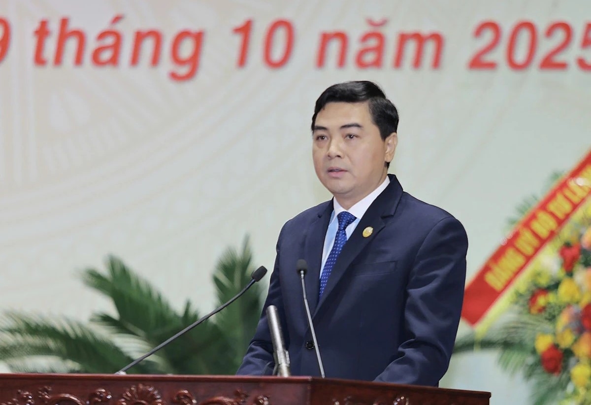 Ông Nguyễn Hoài Anh, Chủ tịch UBND tỉnh Thanh Hóa phát biểu tại Đại hội. Ông Nguyễn Hoài Anh, Chủ tịch UBND tỉnh Thanh Hóa phát biểu tại Đại hội.