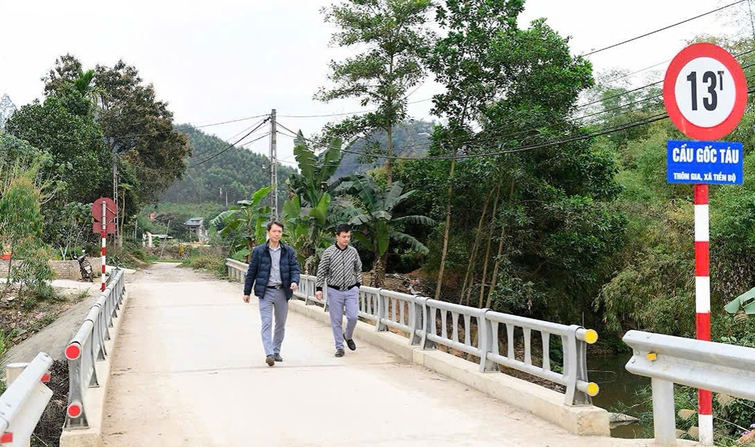 Cầu Gốc Táu, xã Thái Bình được hoàn thành từ Nghị quyết số 55/NQ-HĐND của HĐND tỉnh.