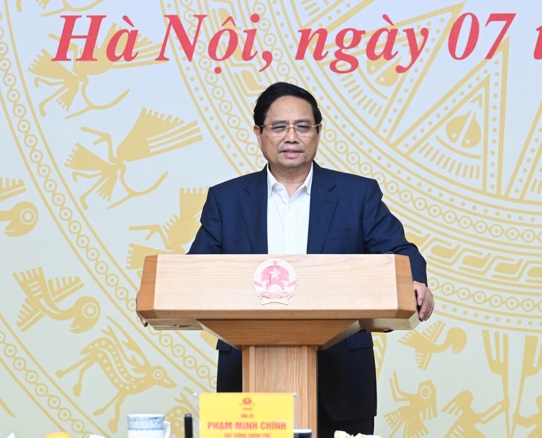 Thủ tướng Chính phủ lưu ý phải xây dựng kế hoạch, lộ trình cụ thể thực hiện các nhiệm vụ - Ảnh: VGP/Nhật Bắc