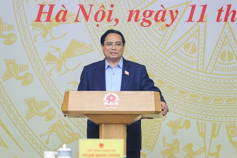 Thủ tướng nhấn mạnh 3 mục tiêu quan trọng trong phát triển nhà ở xã hội - Ảnh: VGP/Nhật Bắc