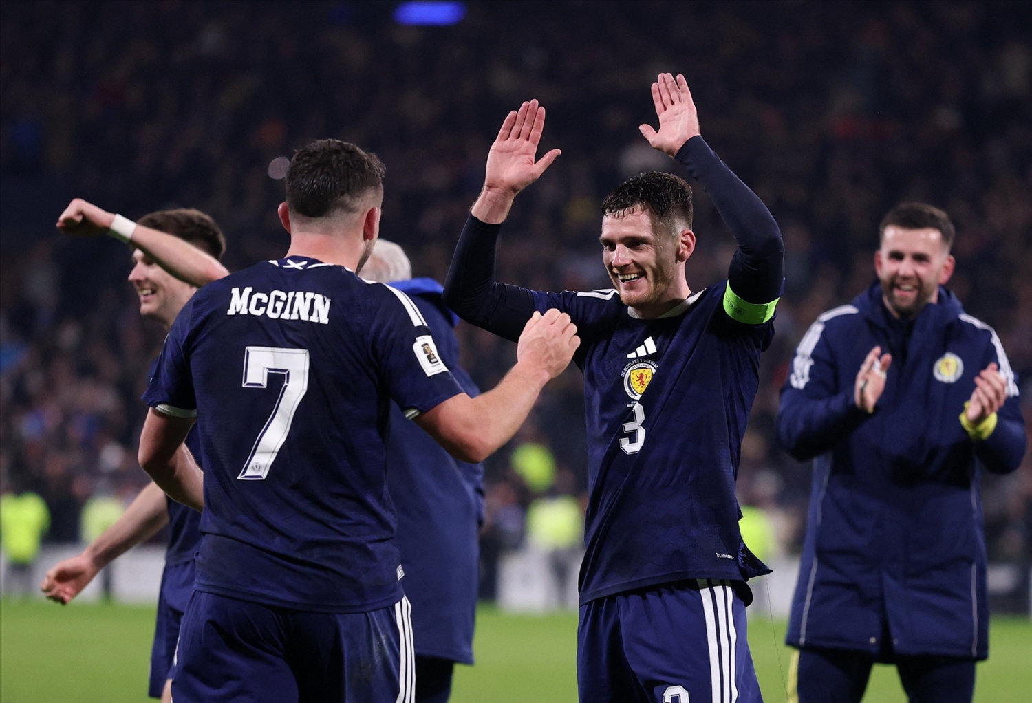 Scotland gây bất ngờ khi đánh bại Đan Mạch để giành vé dự World Cup 2026 (Ảnh IT)