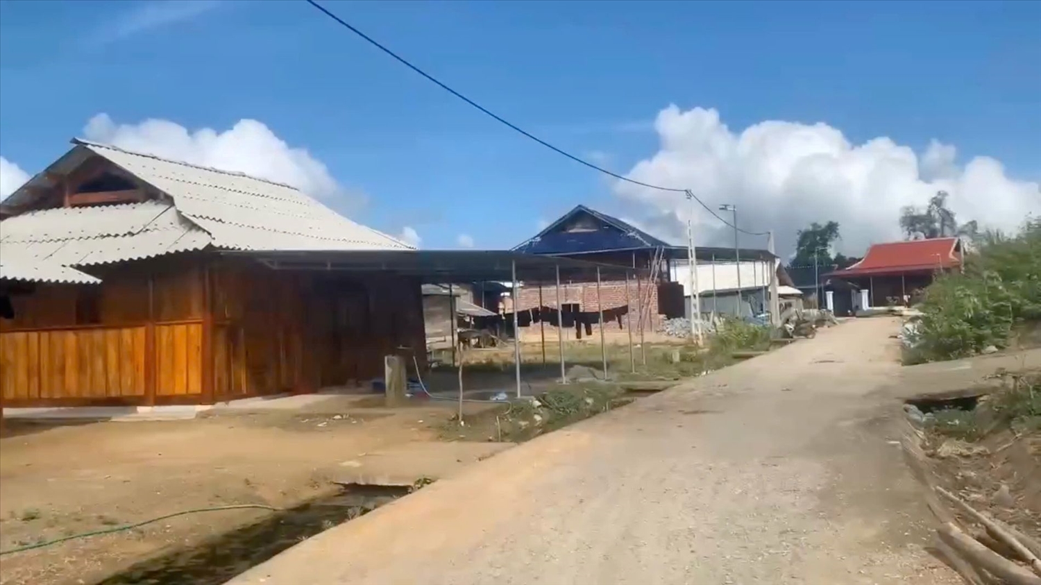 Một góc khu tái định cư Vàng Phao - Ảnh: Thanh Hải