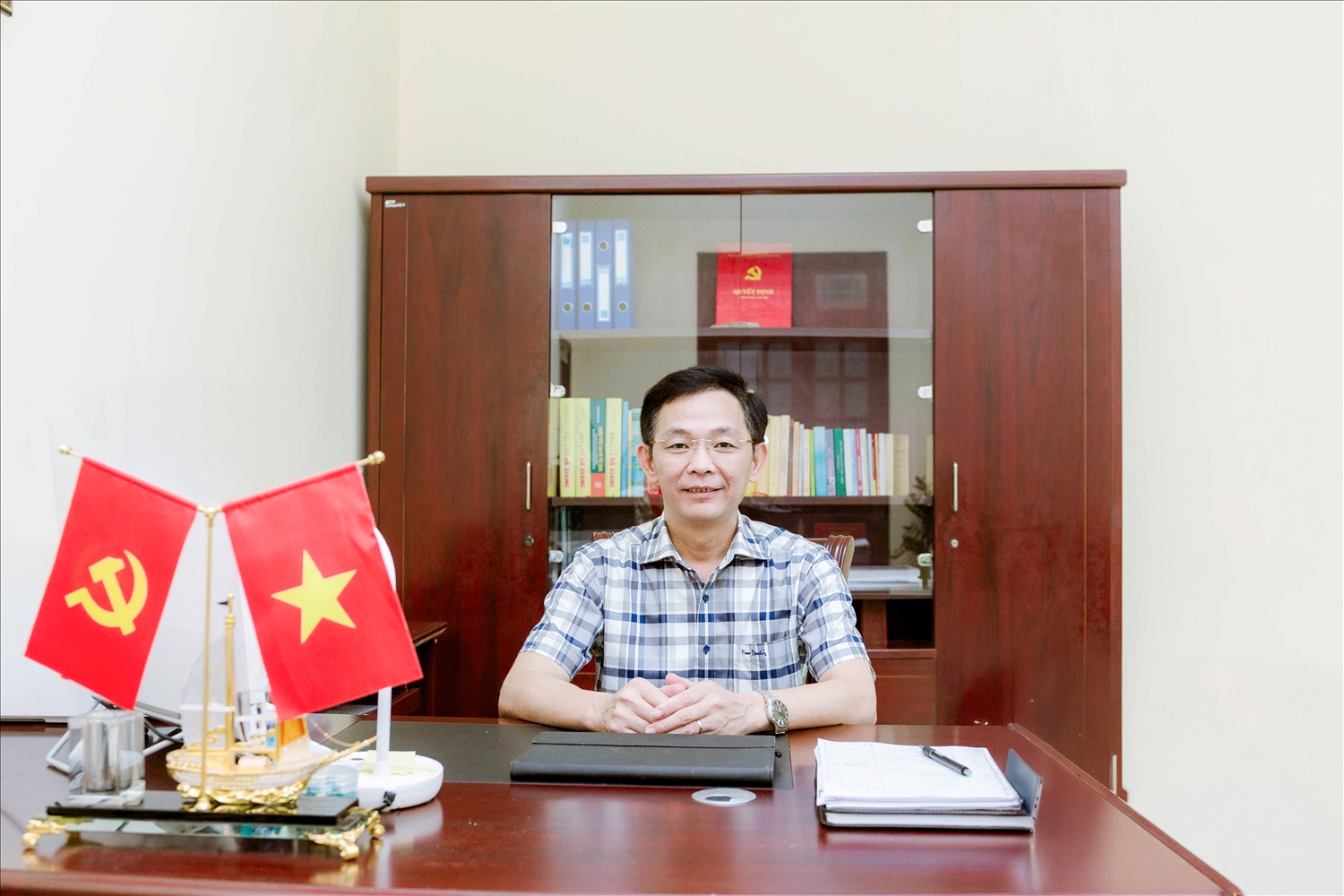 Ông Bùi Quang Trí, Phó Giám đốc Sở Giáo dục và Đào tạo tỉnh Tuyên Quang