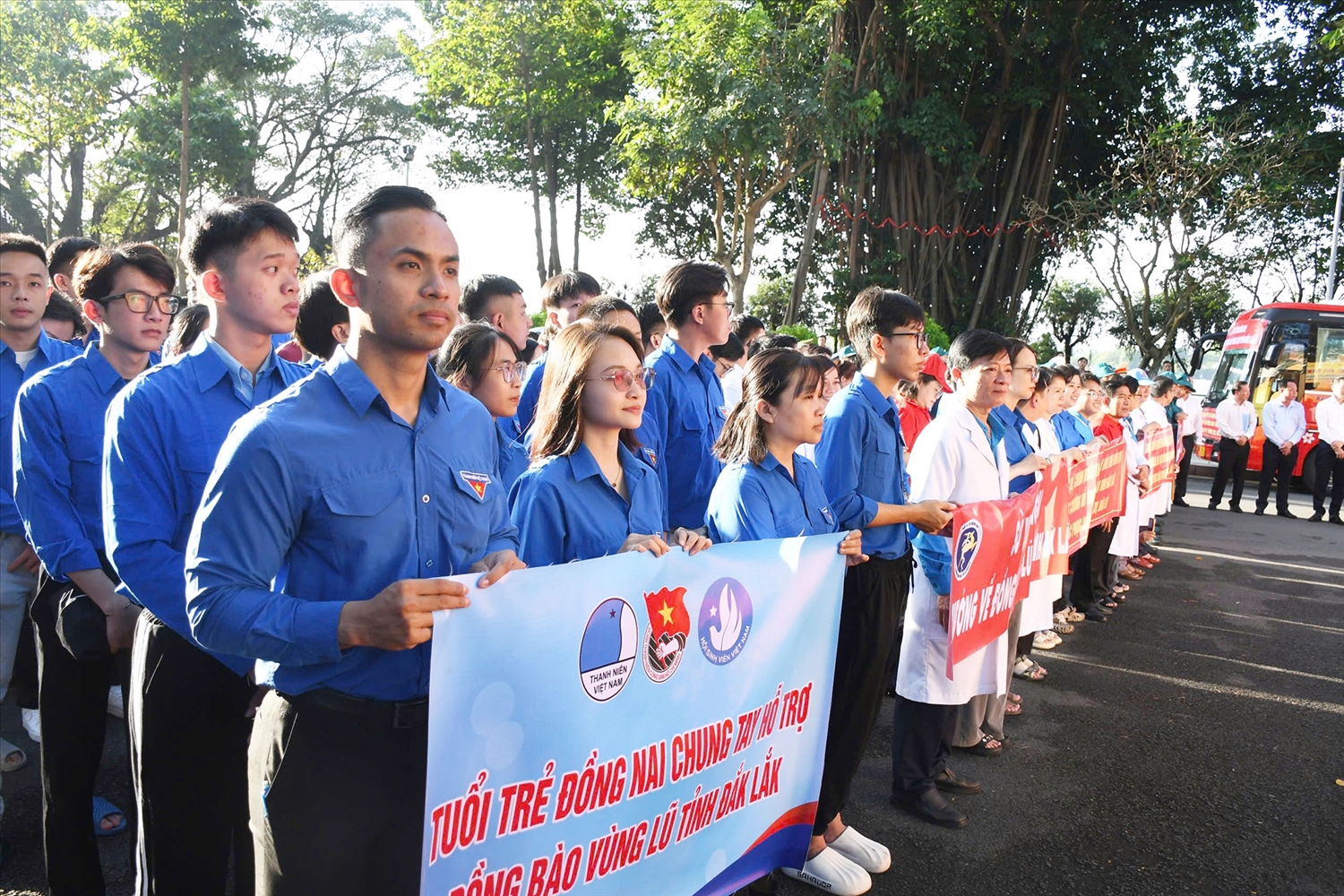 Tuổi trẻ đoàn viên thanh niên Đồng Nai tại Lễ xuất quân