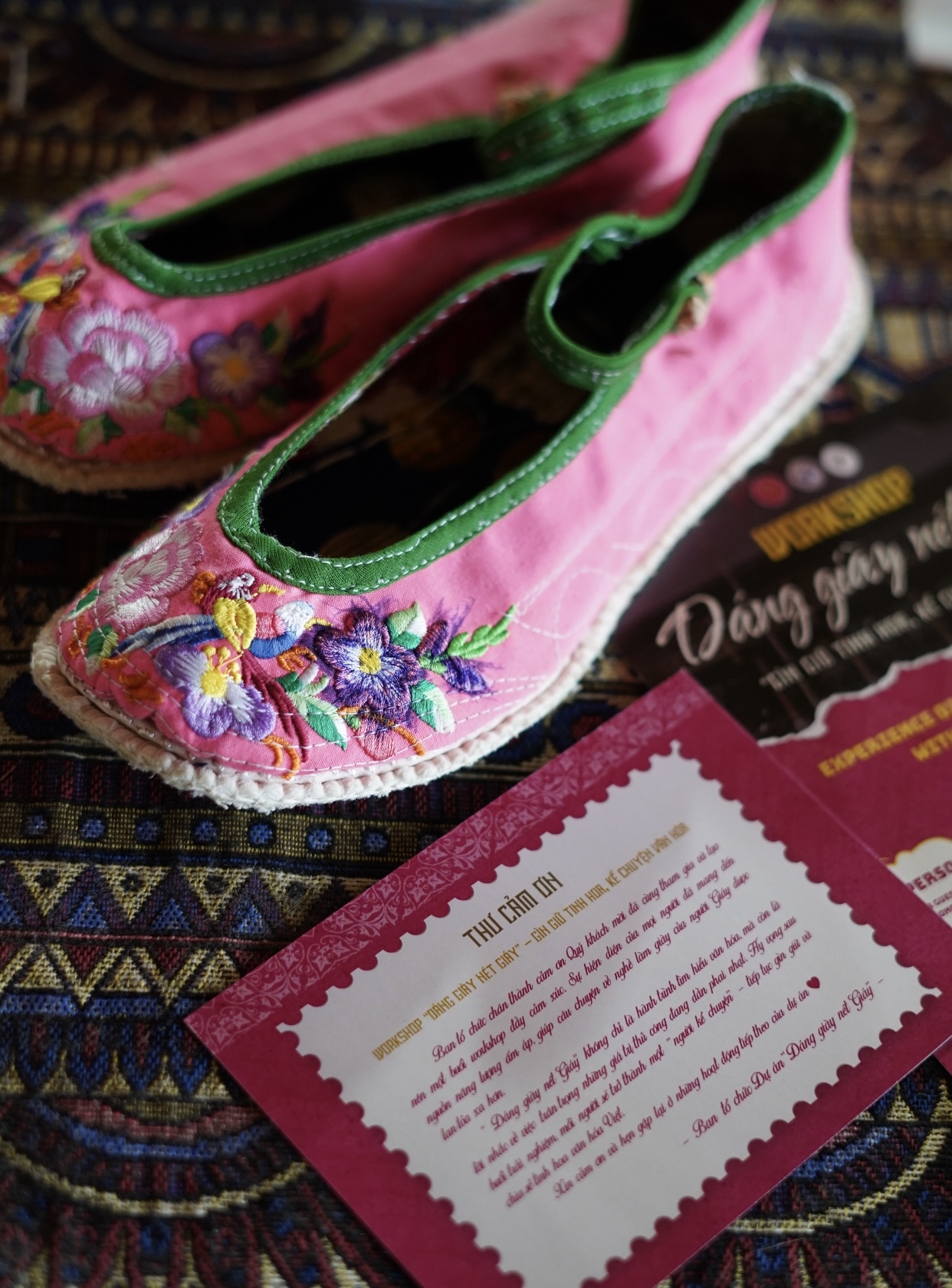 Đôi giày được sáng tạo theo cách riêng tại workshop trải nghiệm ở Hà Nội