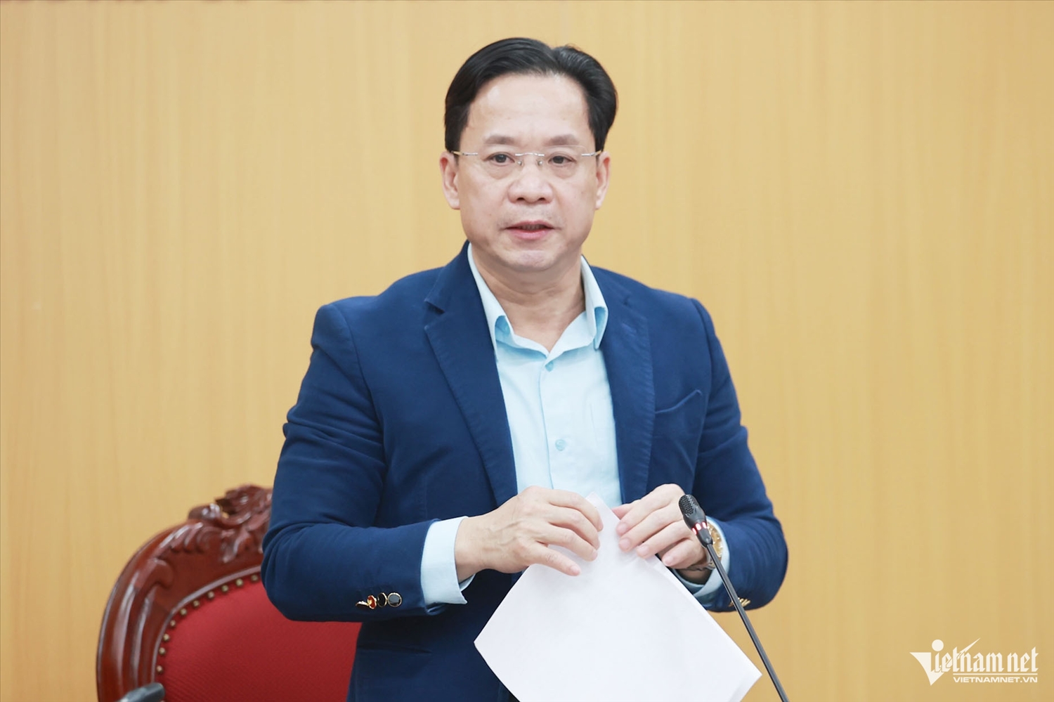 Bí thư Tỉnh ủy Sơn La Hoàng Văn Nghiệm khẳng định, chủ trương của Đảng, chính sách, pháp luật của Nhà nước về chính sách dân tộc, tôn giáo, đặc biệt là Chương trình MTQG phát triển kinh tế - xã hội vùng đồng bào DTTS và miền núi là những chính sách của ""ý Đảng, lòng dân", góp phần to lớn vào sự phát triển kinh tế - xã hội của tỉnh nói chung, vùng đồng bào DTTS và miền núi nói riêng. Ảnh: Lê Anh Dũng