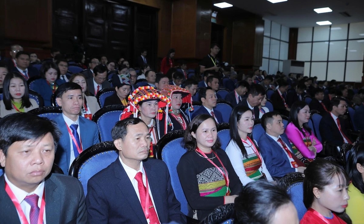 Đại hội có 345 đại biểu tham dự.(ảnh Minh Hiếu)