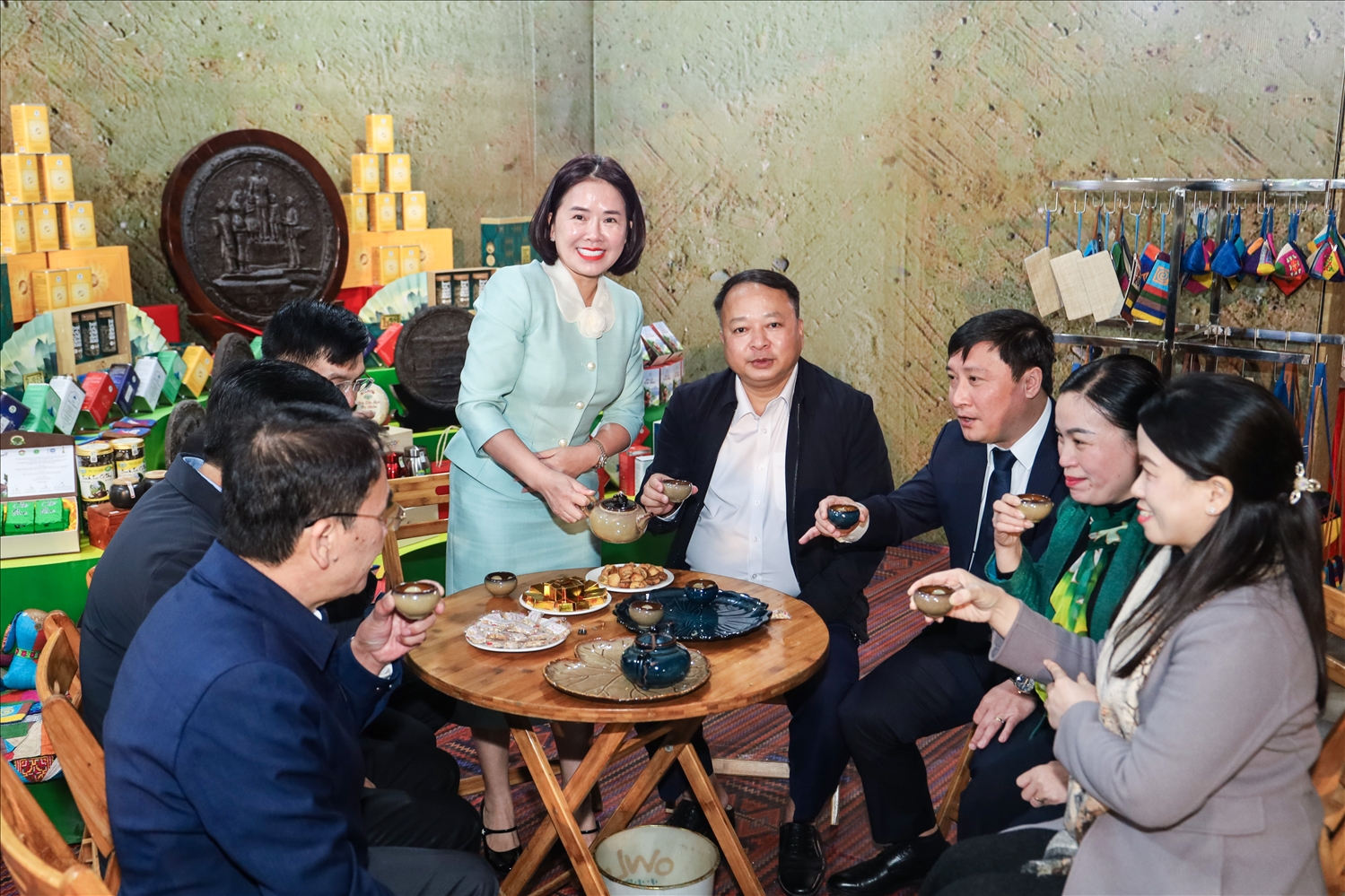 Không gian thưởng trà Shan tuyết tại Lễ khai mạc