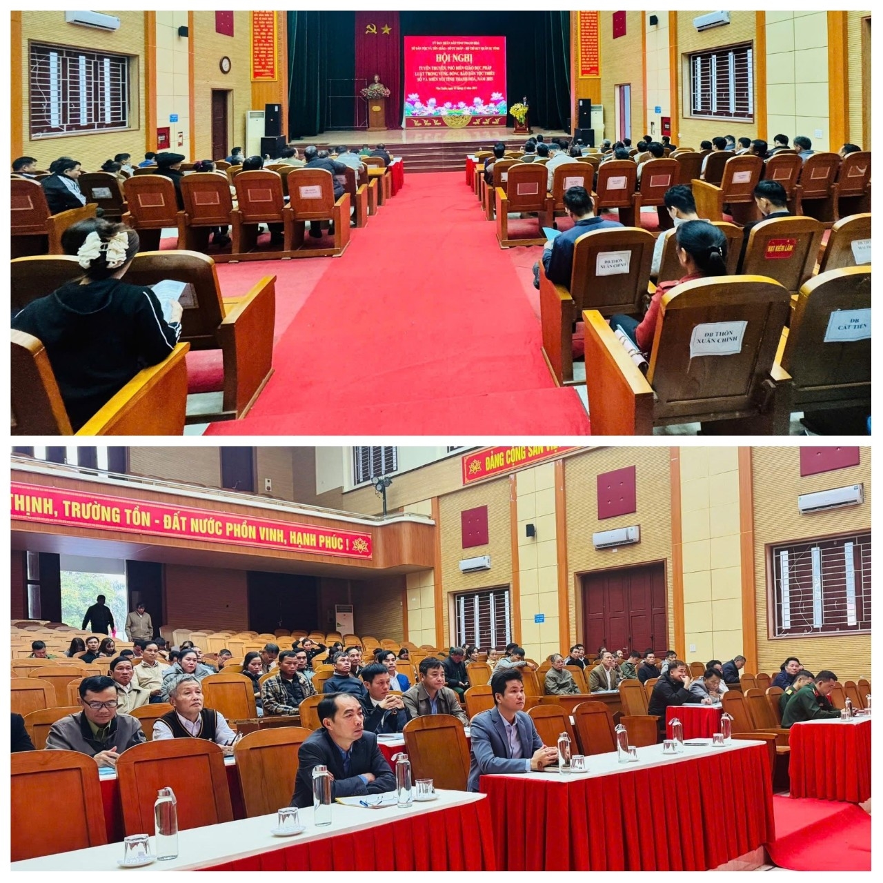 Hội nghị tuyên truyền, phổ biến pháp luật giúp đồng bào hiểu luật, sống và làm đúng. 