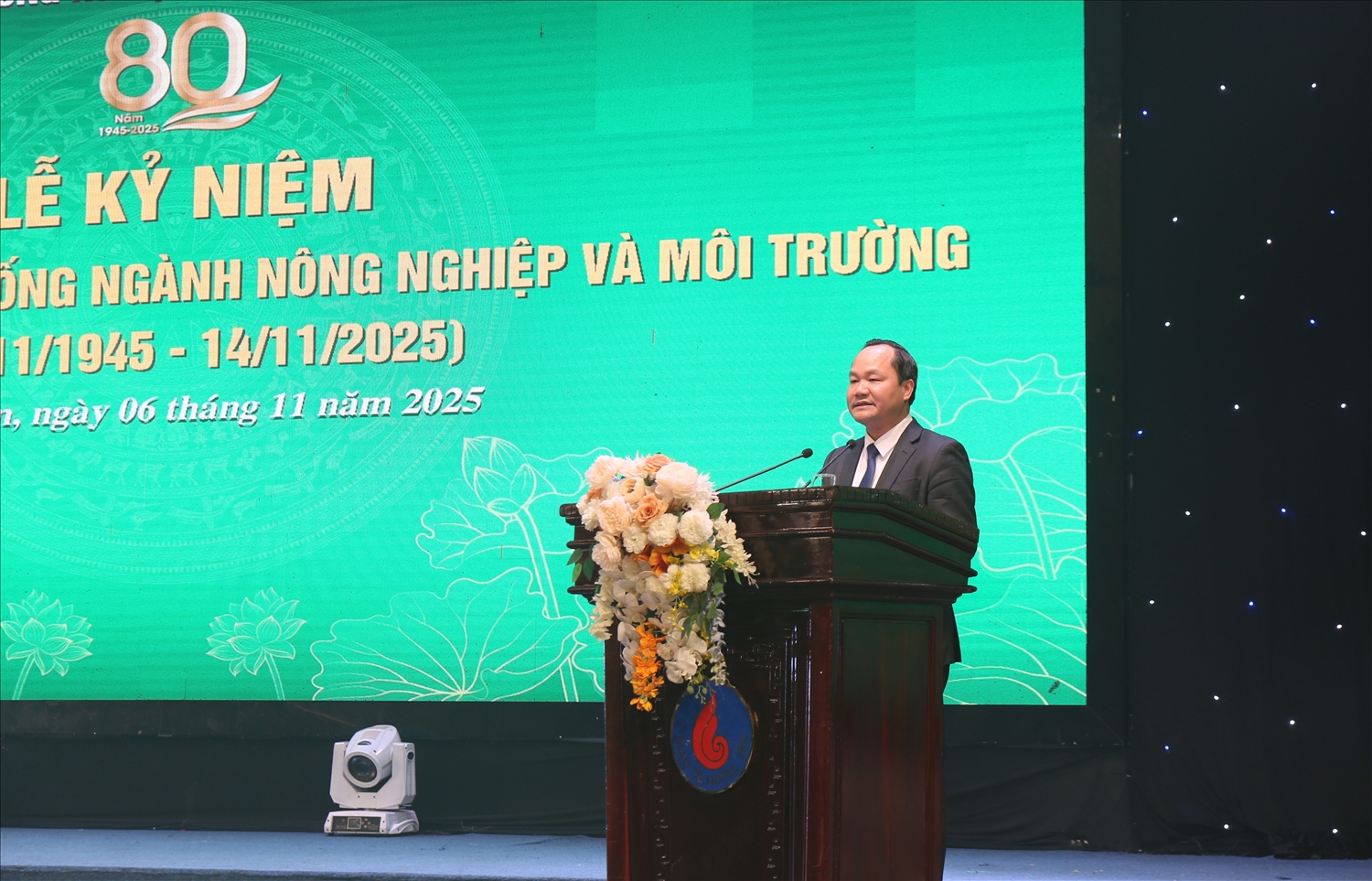 Giám đốc sở Nông nghiệp và Môi trường Hoàng Quốc Việt: Các chỉ tiêu chủ yếu của ngành đều đạt và vượt mục tiêu đề ra - Ảnh: T.H