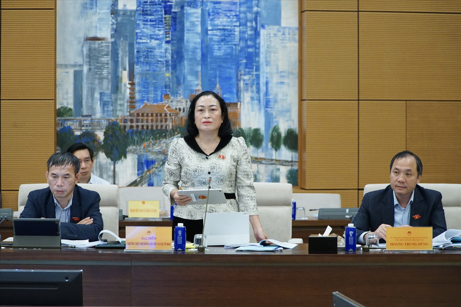 Phó Chủ tịch Hội đồng Dân tộc của Quốc hội Trần Thị Hoa Ry