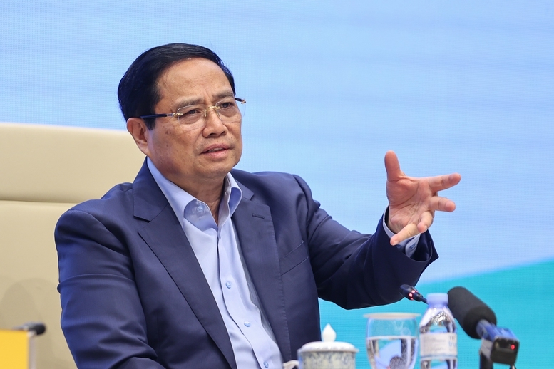 Thủ tướng đề nghị các cấp, các ngành các địa phương tập trung triển khai một số nhiệm vụ, giải pháp trọng tâm - Ảnh: VGP/Nhật Bắc