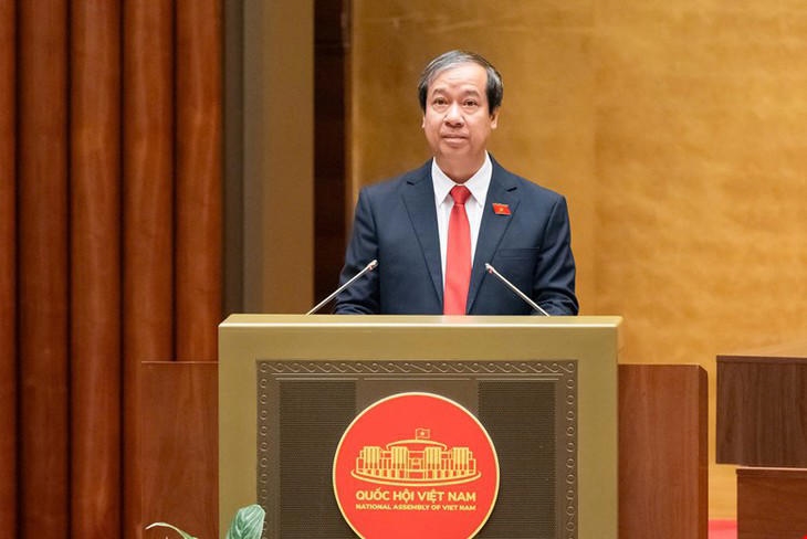 Bộ trưởng Bộ Giáo dục và Đào tạo Nguyễn Kim Sơn - Ảnh: GIA HÂN