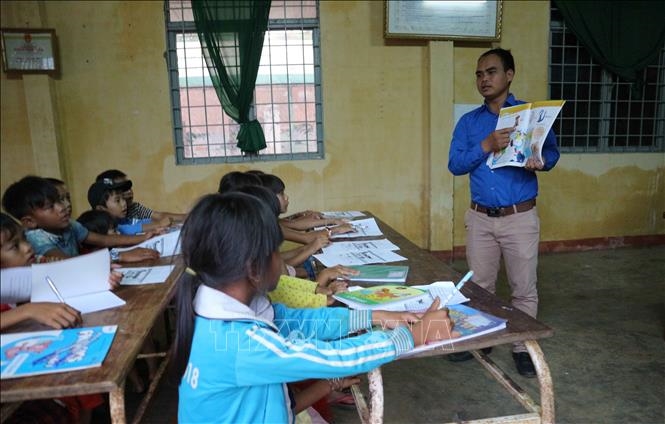 Đề án tăng cường dạy và học ngoại ngữ giai đoạn 2025 - 2035, định hướng đến năm 2045 ưu tiên triển khai ngôn ngữ các nước láng giềng tại các xã khu vực biên giới theo các hình thức khác nhau đáp ứng nhu cầu người học, phù hợp thực tiễn (Ảnh TL)