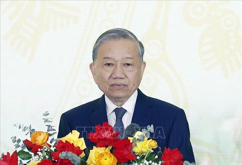 Tổng Bí thư Tô Lâm phát biểu - Ảnh: TTXVN