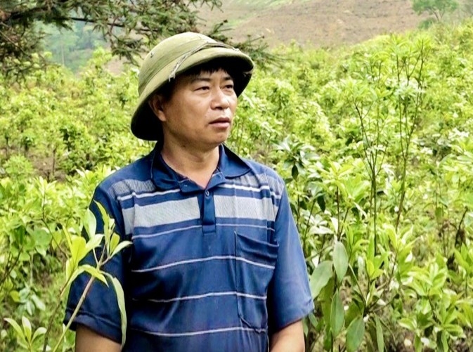 Người có uy tín Tẩn Dấu Quẩy, xóm Phiêng Pẻn, xã Lý Bôn, tỉnh Cao Bằng.