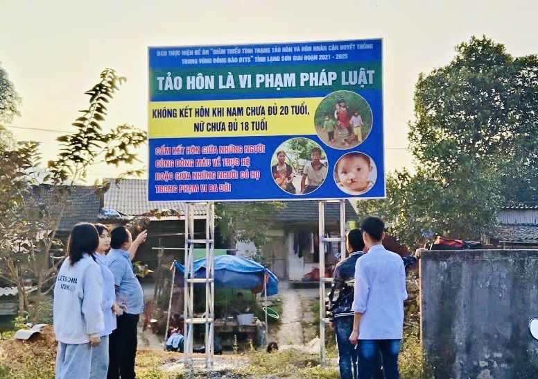 Nhờ làm tốt công tác tuyên truyền, nạn tảo hôn trên địa bàn xã Thiện Thuật đã được đẩy lùi