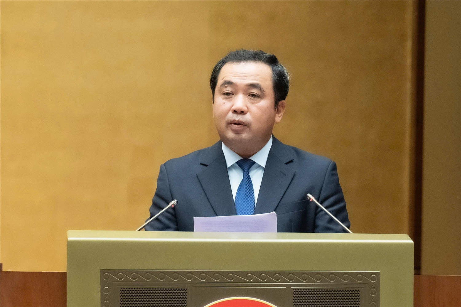 Bộ trưởng Bộ Nông nghiệp và Môi trường Trần Đức Thắng 