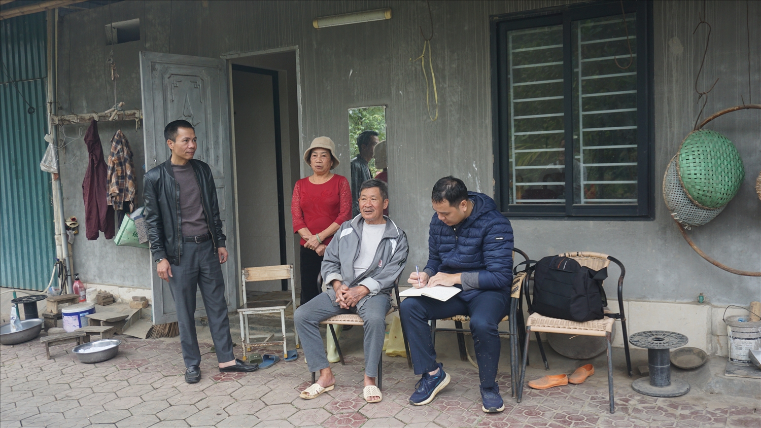 Việc triển khai giải phóng mặt bằng nhận được sự đồng thuận của Nhân dân (ảnh Trọng Bảo)