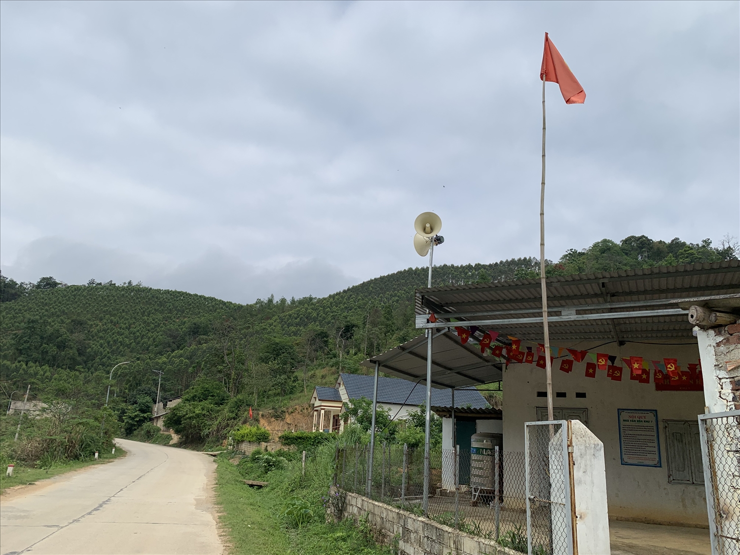 Hệ thống loa truyền thanh phủ khắp địa bàn, nâng cao hiệu quả tuyên truyền.