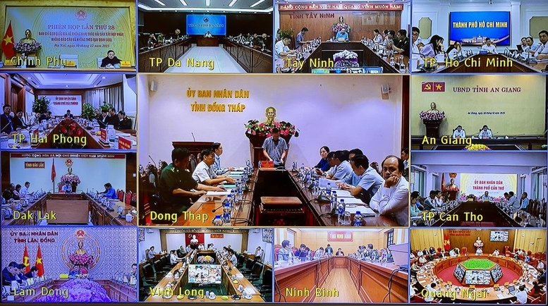 Các địa phương tham dự cuộc họp - Ảnh: VGP/Nhật Bắc