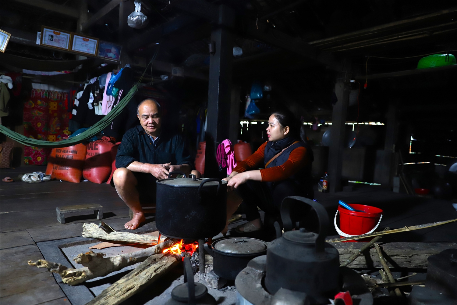 Người có uy tín xã Thiện Hoà luôn tích cực tuyên truyền, vận động nhân dân thực hiện nếp sống văn hóa ở khu dân cư, xây dựng gia đình, bản làng 