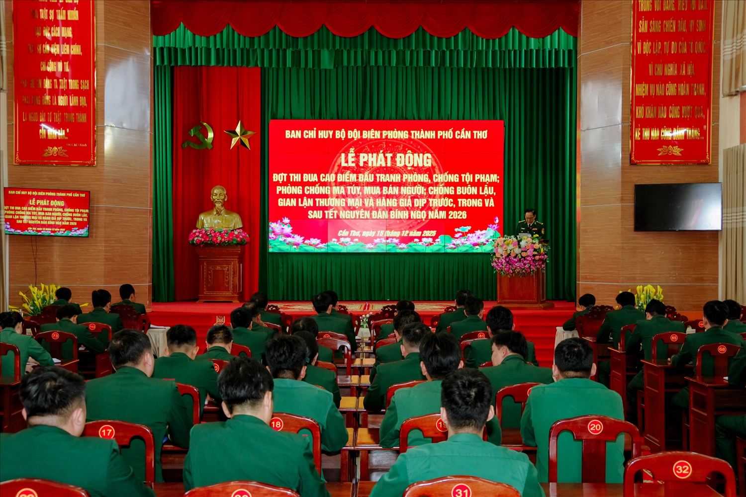 Ban chỉ huy BĐBP TP. Cần Thơ phát động thi đua giữ vững an ninh chính trị, trật tự an toàn xã hội khu vực biên giới biển 