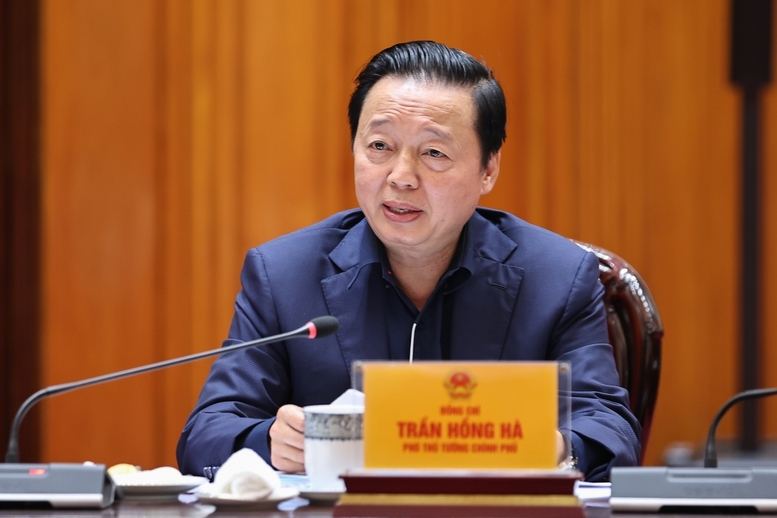 Phó Thủ tướng Trần Hồng Hà phát biểu - Ảnh: VGP/Nhật Bắc