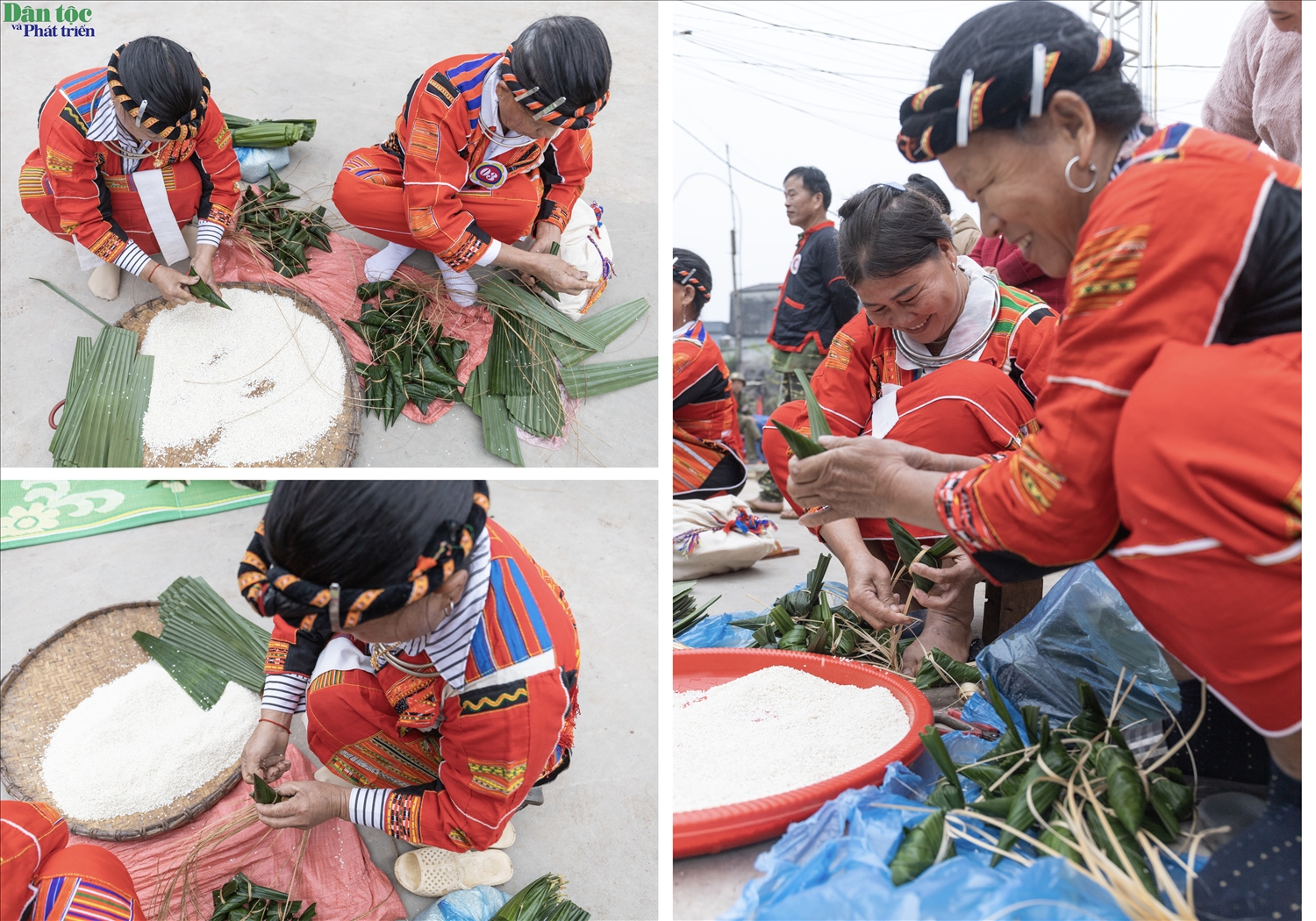 Nét độc đáo của bánh sừng trâu là không có nhân và không ngâm nếp trước khi gói. Bánh sau khi gói xong sẽ được thả vào thau nước lạnh ngâm khoảng hai đến ba giờ đồng hồ cho nếp mềm mới mang ra nấu. Bánh sừng trâu khi đã chín có màu sắc đẹp của nếp, tỏa ra mùi hương ngọt ngào của lá nón rất hấp dẫn. Vì không có nhân nên bánh sừng trâu để sau nhiều ngày vẫn giữ được độ dẻo, mùi thơm mà không sợ hỏng.